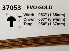 EVO Gold Fretwire #37053 - Small Narrow Gauge - 1.8 metres
