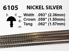Jim Dunlop Nickel Silver Fretwire #6105 - Medium Extra Tall Gauge - 1.8 metres