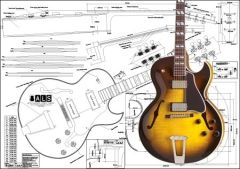 Gibson ES-175 Hollowbody Electric Guitar Plan