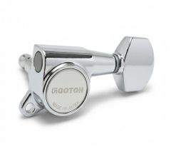 Gotoh SG381-AB07C Tuners with Aluminium Buttons 6-in-Line Chrome