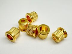 Gotoh TLB-1G String Ferrules - Set of 6 - Gold