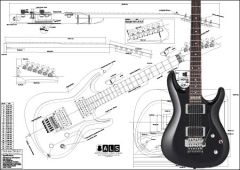 Ibanez Satriani Model Electric Guitar Plan