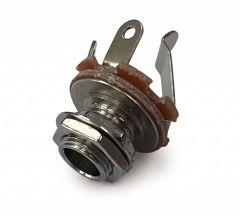 ALS 1/4" Mono Jack with Metric Thread - Nickel