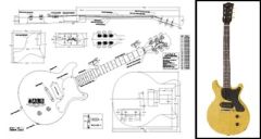 Les Paul Junior Double-Cutaway Electric Guitar Plan