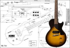 Les Paul Junior Electric Guitar Plan
