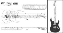 6-String Multiscale Electric Guitar Plan