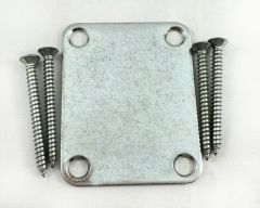 Gotoh NBS-3RLC Neck Plate with Screws - Relic Chrome