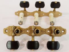 Rubner S140-EH Classical Guitar Tuners with Ball-Bearings & Ebony Buttons