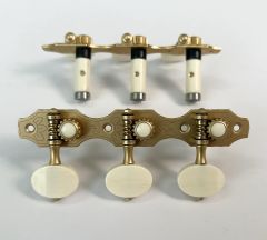 Rubner S140-EBIO Classical Guitar Tuners with Ball-Bearings & Ivoroid Buttons