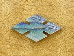 Slotted Diamond Inlay - Paua Abalone