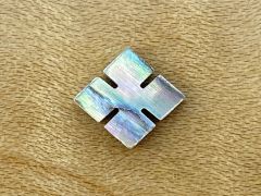 Slotted Square Inlay - Paua Abalone