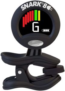 Snark 8 Black Rechargeable Clip On Tuner