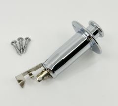 Stereo Endpin Jack with 3 Screws - Chrome
