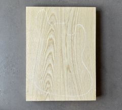 American Swamp Ash Electric Guitar Body Blank #102235 - 2-Piece - First Grade