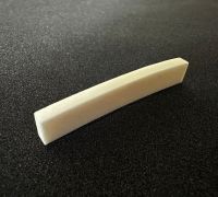 Bone Nut Blank - Electric 3.2 x 6.5 x 43mm - Curved