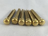 ALS Bridge Pins - Set of 6 - Solid Brass