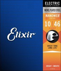 Elixir 12052 Coated Electric Guitar Strings 10-46 Light