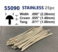 25 Piece Set - Jescar Stainless Steel Fretwire #55090 - Medium Tall Gauge 