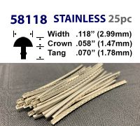 25 Piece Set - Jescar Stainless Steel Fretwire #58118 - Super Jumbo Gauge