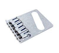 Gotoh GTC-ART-02C Engraved Tele Style Bridge - Chrome