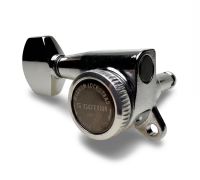 Gotoh Left-handed SG381-AB07C-MGT-6R Locking Tuners with Aluminium Buttons 6-in-Line Chrome