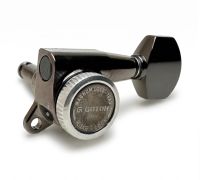 Gotoh SG381-AB07CK-MGT Locking Tuners with Aluminium Buttons 6-in-Line Cosmo