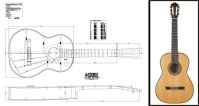 Hermann Hauser II 1967 Classical Guitar Plan