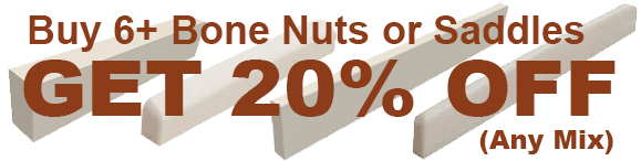 Buy 6+ Nuts or Saddles get 20% Off